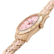 Timex TW2V52600 Waterbury Legacy X BCRF Pink Dial Rose Gold Tone Stainless Steel Bracelet Women's Watch - mzwatcheslk srilanka